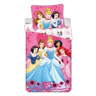 JERRY FABRICS Pamučna dječja posteljina Princezny "Heart" 140x200 cm, roza